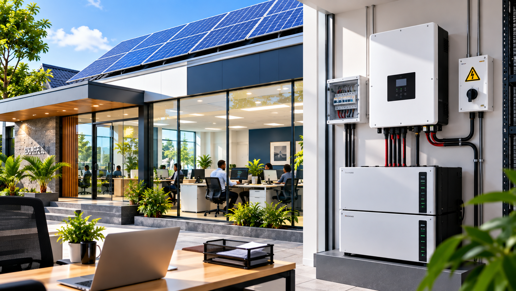 Office Solar & Inverter Backup